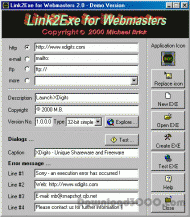 Link2Exe for Webmasters screenshot